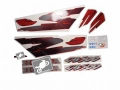 Honda Cb 500 1998 1999 red fooqs naklejki motor stickers oem parts adesivos de moto