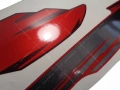 Honda Cb 500 1998 1999 red fooqs naklejki moto sticker налепнице за мотоцикле