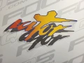 Honda NX 650 Dominator 1992 white NH196H fooqs naklejki stickers decals aufkleber oem 摩托車貼紙 стикери наклейки
