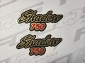 Honda Shadow VT 750 1984 1988 black NH1 fooqs naklejki stickers decals aufkleber oem nálepky na motorku სტიკერები