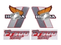 Honda FT 500 1982 red R110 naklejki fooqs stickers decals aufkleber oem autocolantes motorsykkelklistremerker adhesivos moto