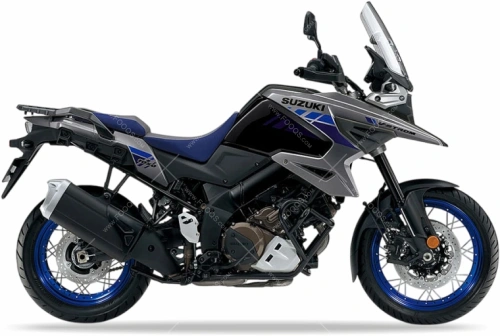 Suzuki DL1050 XT V Strom 2021 grey No3 naklejki fooqs stickers decals aufkleber oem matricák mootorrata kleebised etiketler