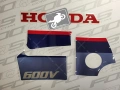 Honda XL 600 V Transalp 1987 1988 white blue NH193 fooqs naklejki stickers decals aufkleber oem სტიკერები pegatinas
