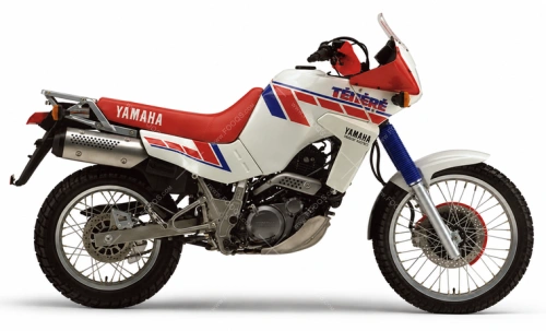 Yamaha XTZ 660 Tenere 1992 white W fooqs naklejki stickers decals aufkleber oem adesivi autocollants