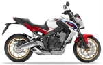 Honda CB 650 F 2014 - 2015 bianco NHA96 adesivi