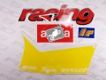 Aprilia RS 125 2000 grey yellow fooqs naklejki stickers decals aufkleber oem nálepky pegatinas autocollants moto