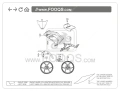 Kawasaki ninja 650 2016 candy persimmin red motor stickers oem parts fooqs aufkleber autocollants adesivi naklejki