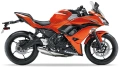 Kawasaki ninja 650 2017 candy burnt orange 17L fooqs motor stickers oem parts fooqs aufkleber autocollants adesivi nalepky