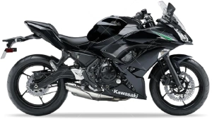 Kawasaki Ninja 650 2017 černé nalepky