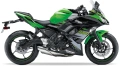 Kawasaki ninja 650 2018 2019 lime green 777 fooqs motor stickers oem parts fooqs aufkleber autocollants adesivi 2