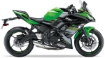 Kawasaki Ninja 650 2018 - 2019 lime green 777 naklejki