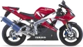Yamaha YZF R1 2001 red RN04 naklejki decals stickers aufkleber full set bodywork fairing tank kit