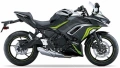 Kawasaki ninja 650 2021 metallic spark black pearl blizzard white fooqs motor stickers aufkleber