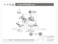 Kawasaki ninja 650 2023 pearl robotic white metallic carbon gray fooqs motor stickers adesivi
