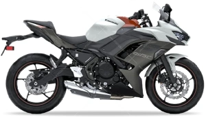 Kawasaki Ninja 650 2023 pearl robotic white 68N naklejki