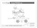 Kawasaki ninja 650 2023 pearl robotic white 68N fooqs motorstickers oem parts autocollants