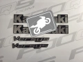 Kawasaki Versys 650 2008 2009 black 17K naklejki fooqs naklejki stickers decals aufkleber oem bodywork restoration painting reproduction set kit respray  side fairing fuel tank right left 2