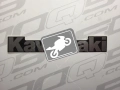 Kawasaki Versys 650 2008 2009 black 17K naklejki fooqs naklejki stickers decals aufkleber oem bodywork restoration painting reproduction set kit respray  side fairing fuel tank right left 7