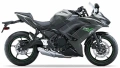 Kawasaki ninja 650 2023 2024 metallic matte graphenesteel gray ebony fooqs motor stickers oem parts aufkleber