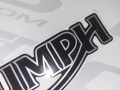 Triumph Speed Triple 1050 2006 2010 black fooqs naklejki stickers decals aufkleber oem oem stickers наклейки restoration repainting reproduction aftermarket tank