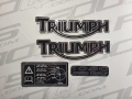 Triumph Speed Triple 1050 2006 2010 black fooqs naklejki stickers decals aufkleber oem matricák adhesivos moto restored respray aftermarket set damaged tank