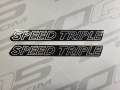 Triumph Speed Triple 1050 2006 2010 black fooqs naklejki stickers decals aufkleber oem motorsykkelklistremerker refurbishment painting replica reproduction side panel
