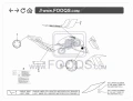 Yamaha MT 125 2017 oem naklejki fooqs stickers oem decals aufkleber adesivi autocollants