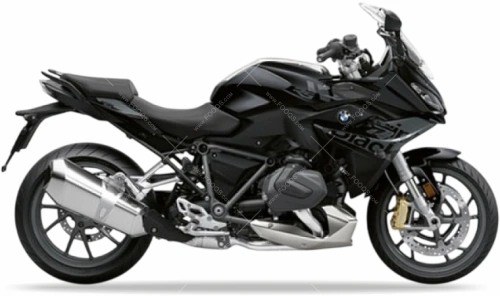BMW R 1250 RS 2023 Triple Black naklejki fooqs naklejki stickers decals aufkleber oem naljepnice za motorna kolesa klistermærker αυτοκόλλητα