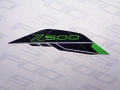 Kawasaki Z 500 2024 SE black green fooqs naklejki stickers decals aufkleber oem αυτοκόλλητα 摩托車貼紙 адгезиви
