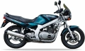 Suzuki GS 500 E 1998 green Y98 fooqs naklejki stickers decals aufkleber oem motocikla uzlīmes mootorrata kleebised