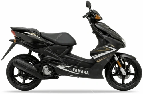 Yamaha Aerox 50 2009 black fooqs naklejki stickers decals aufkleber oem kleepsud klistermärken συρροή