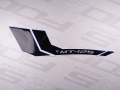 Yamaha MT 125 2019 blue fooqs naklejki stickers decals aufkleber oem klistermärken motorsykkelklistremerker motorrad