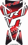Naklejka na bak tankpad V1 KAWASAKI ER-6N RED