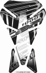Nálepka na tank tankpad V1 HONDA CBF 1000 BÍLÉ