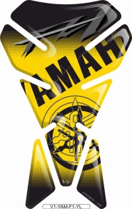 Adhesivo para tanque Tankpad V1 YAMAHA FZ1 AMARILLO