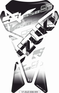 Adesivo per serbatoio V1 SUZUKI SV 650S bianco